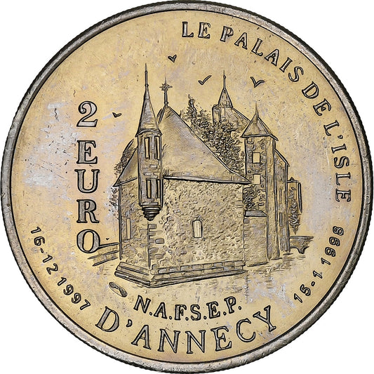 Francia, 

2 euros, 

Annecy - Claude Berthollet