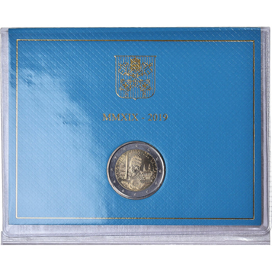 Vaticano, 
  
  2 euros, 
  
  90 años de la fundación del Estado del Vaticano