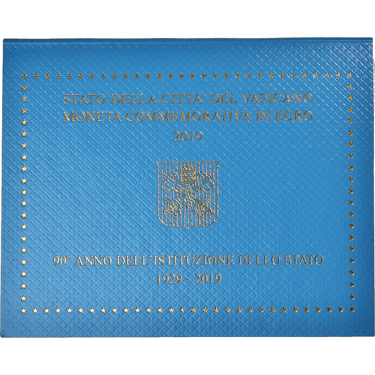 Vaticano, 
  
  2 euros, 
  
  90 años de la fundación del Estado del Vaticano