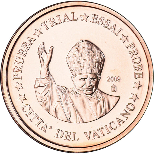 Vaticano, 

2 céntimos de euro, 

2009