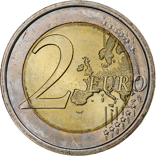 Italia, 

2 euros, 

Unión Monetaria Europea