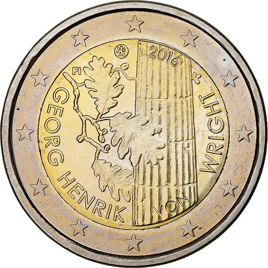 Finlandia, 
  
  2 euros, 
  
  Georg Henrik