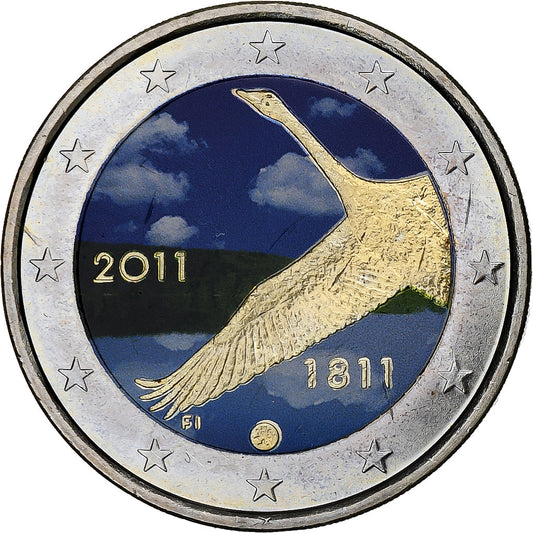 Finlandia, 

2 euros, 

Banco de Finlandia