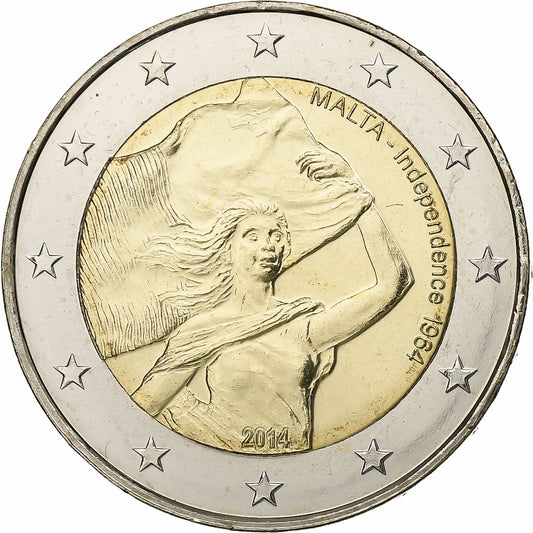 Malta, 
  
  2 euros, 
  
  2014