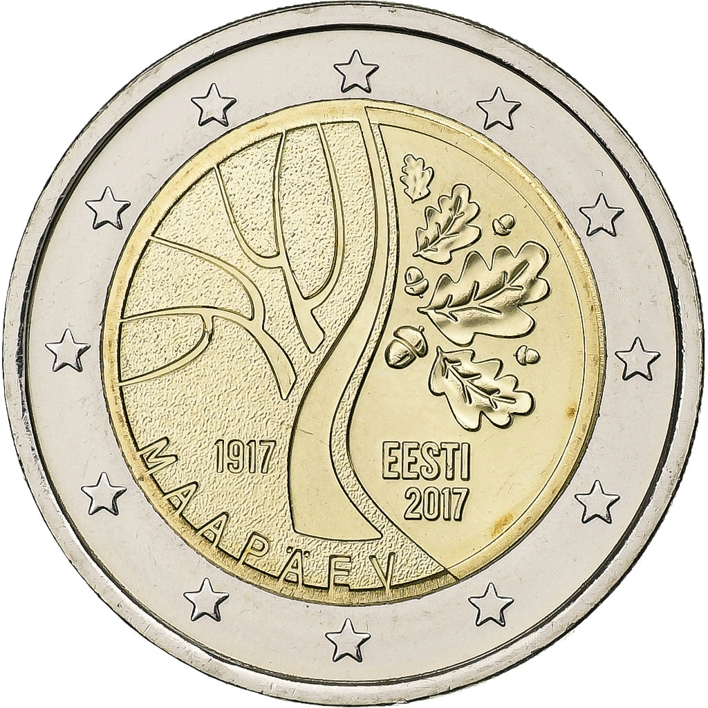 Estonia, 

2 euros, 

2017