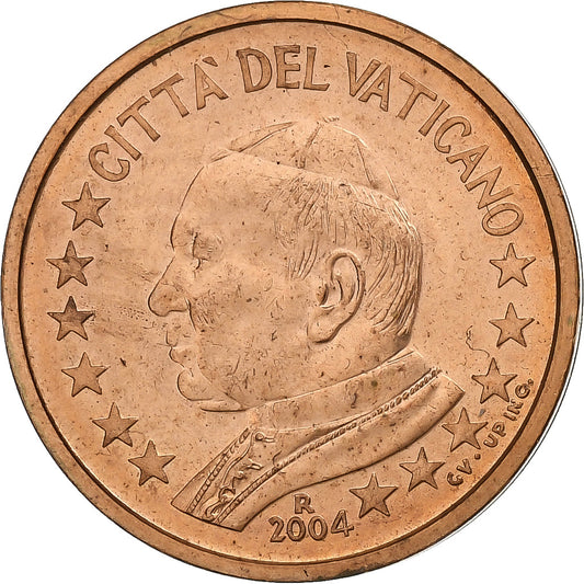 Vaticano, 

2 céntimos de euro, 

Juan Pablo II