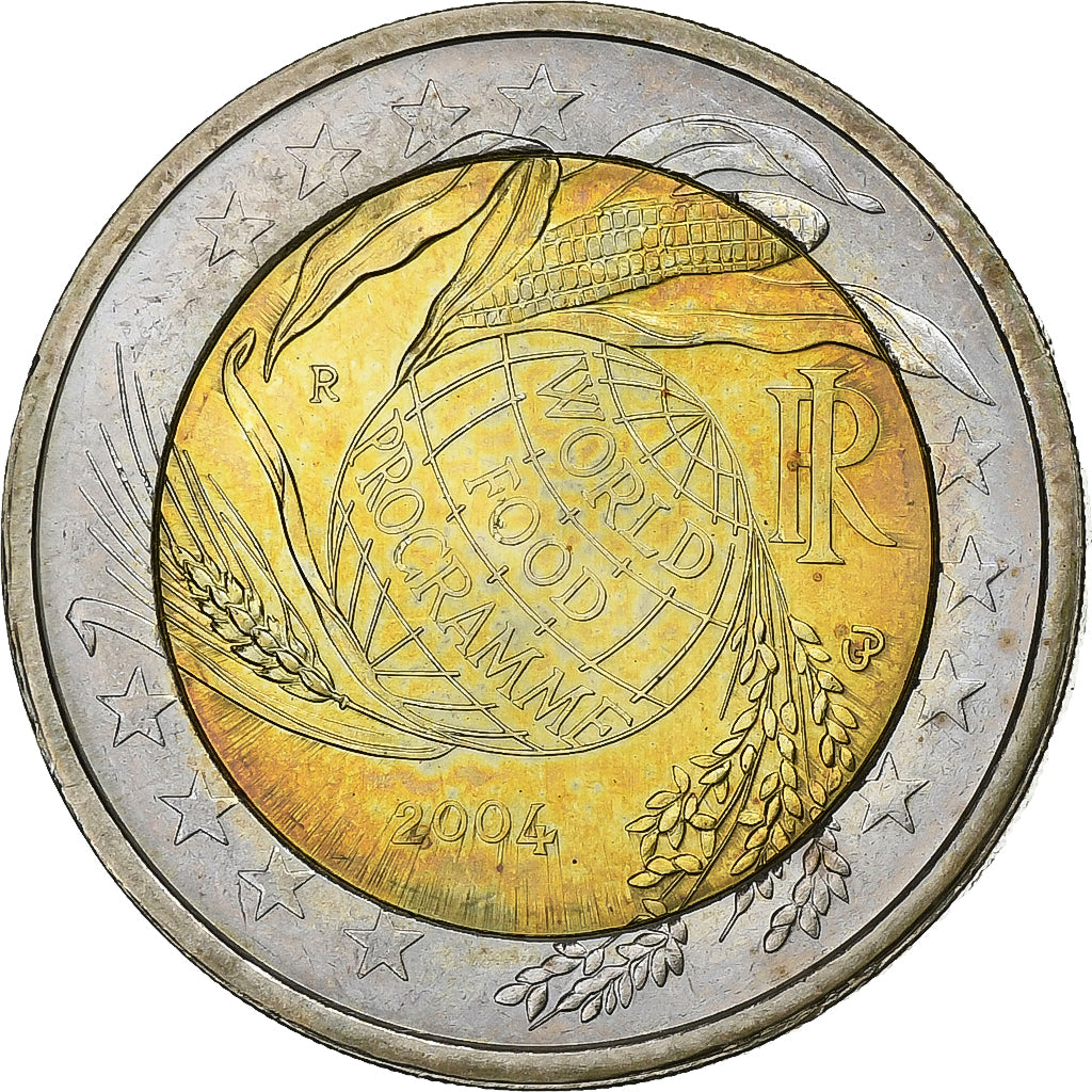 Italia, 

2 euros, 

2004