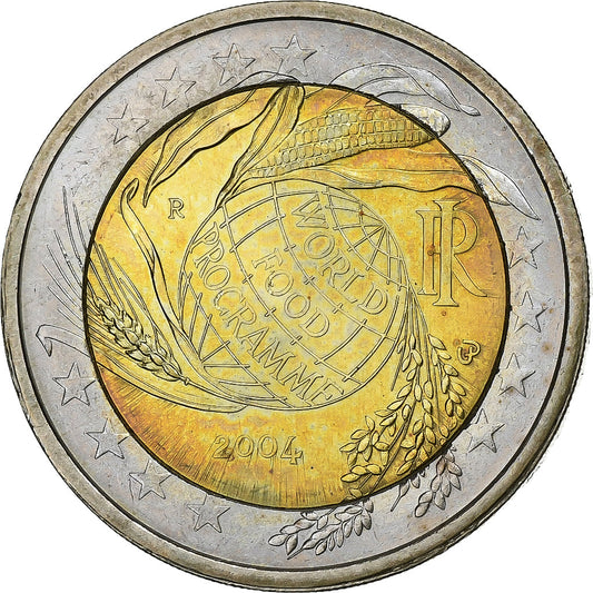 Italia, 

2 euros, 

2004