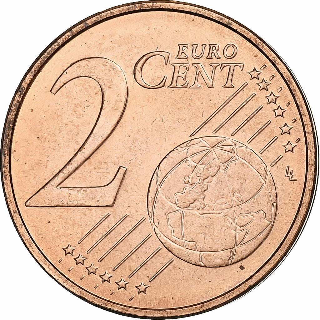 Estonia, 

2 céntimos de euro, 

2012