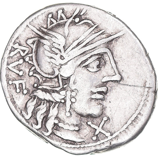 Acuñar, 
  
  Quinto Minucio Rufo, 
  
  Denario