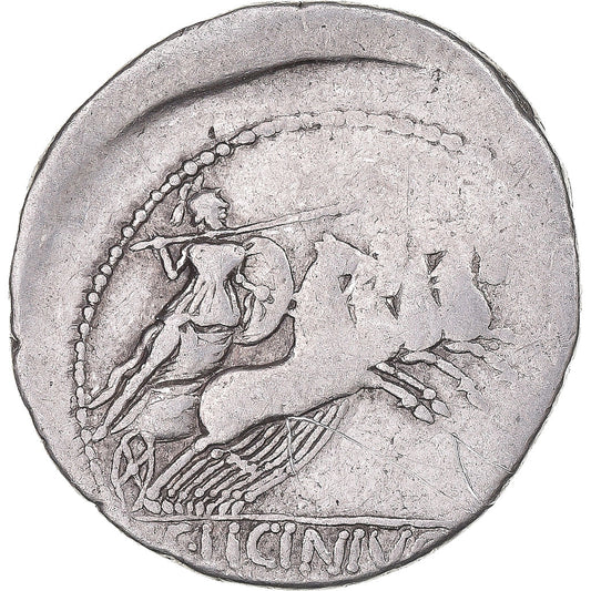 Acuñar, 
  
  Licinia, 
  
  Denario
