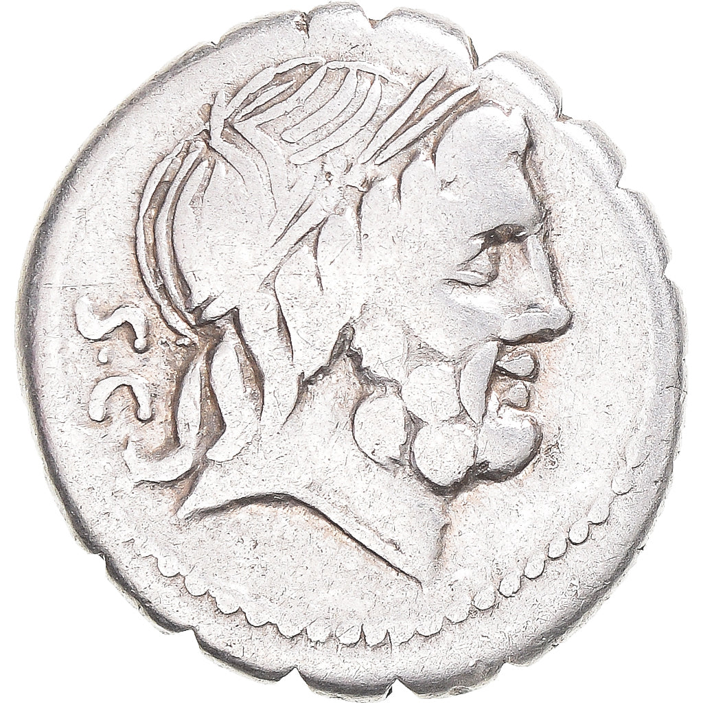 Acuñar, 
  
  Antonia, 
  
  Denario Serrato