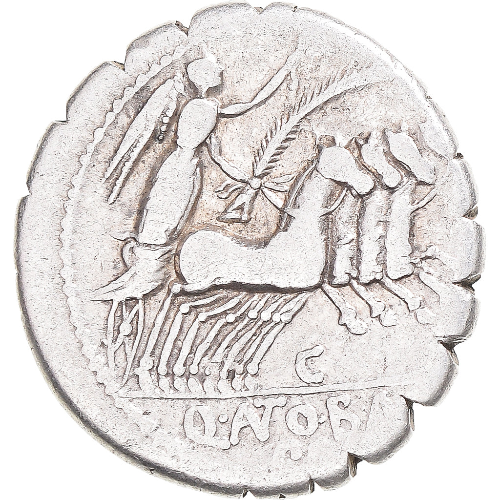 Acuñar, 
  
  Antonia, 
  
  Denario Serrato