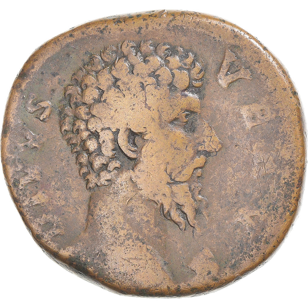 Acuñar, 
  
  Lucio Vero, 
  
  Sestercio