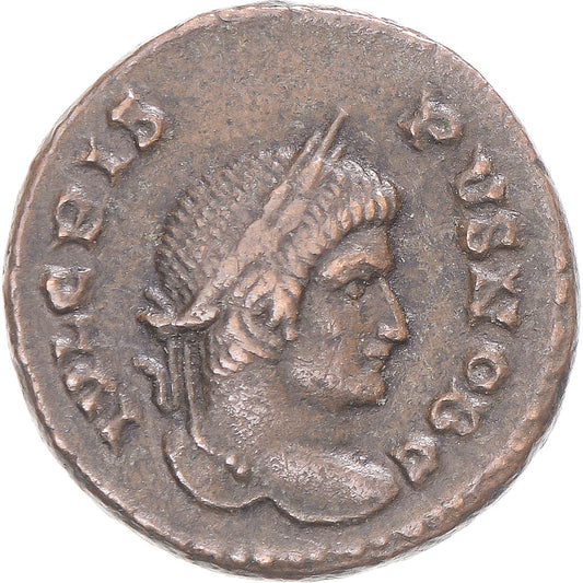Acuñar, 
  
  Crispo, 
  
  Bronce Æ