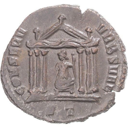 Acuñar, 
  
  Majencio, 
  
  Bronce Æ