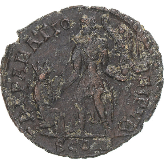 Acuñar, 
  
  Valentiniano II, 
  
  Æ