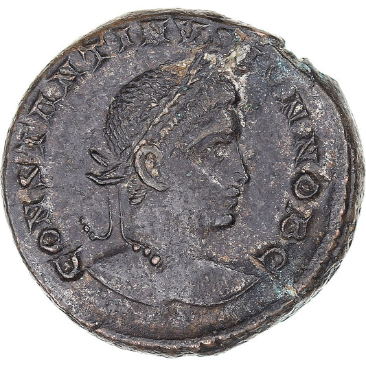 Moneda,

Constantino II,

Fracción Æ