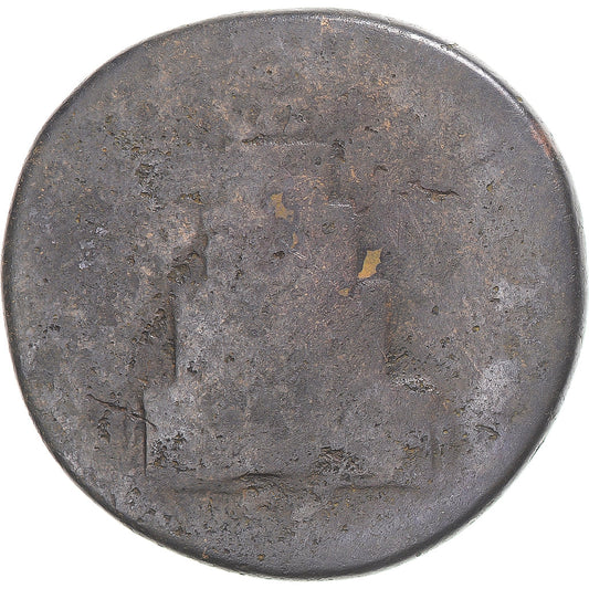 Acuñar, 
  
  Divus Antonino Pío, 
  
  Sestercio