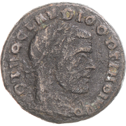 Acuñar, 
  
  Divus Claudio II Gótico, 
  
  Follis