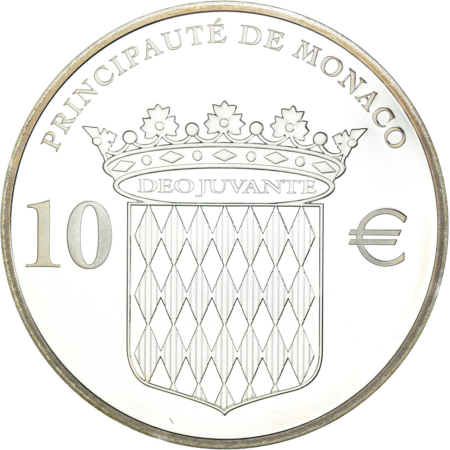 Mónaco, 
  
  Honoré II, 
  
  10 euros