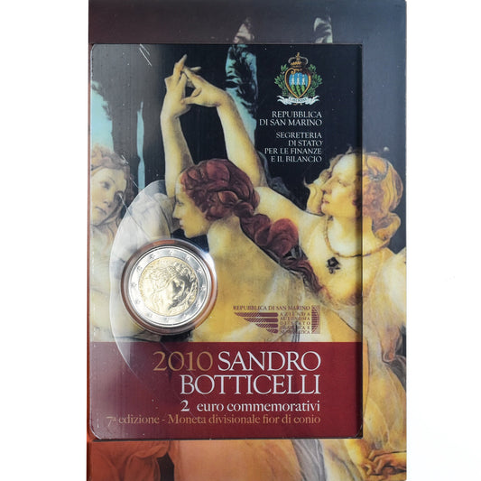 San Marino, 
  
  2 euros, 
  
  2010