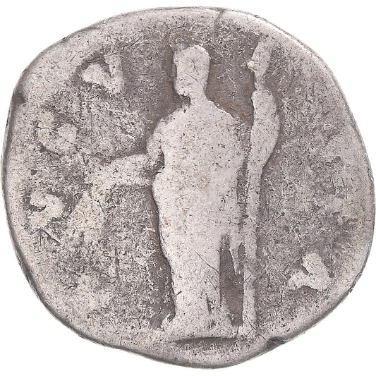 Acuñar, 
  
  Diva Faustina I, 
  
  Denario