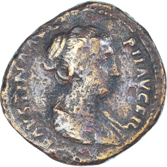 Acuñar, 
  
  Faustina II, 
  
  dupondio