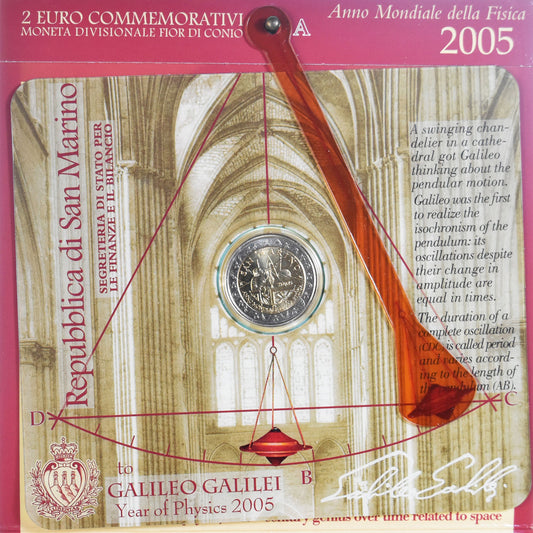 Moneda,

San Marino,

Galileo Galilei