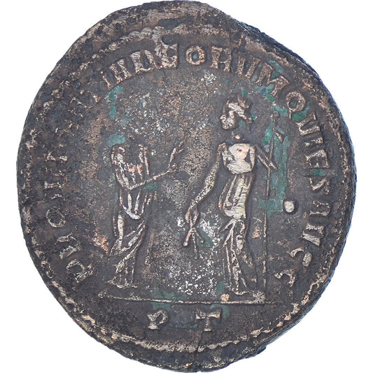 Acuñar, 
  
  Maximiano Hércules, 
  
  Follis