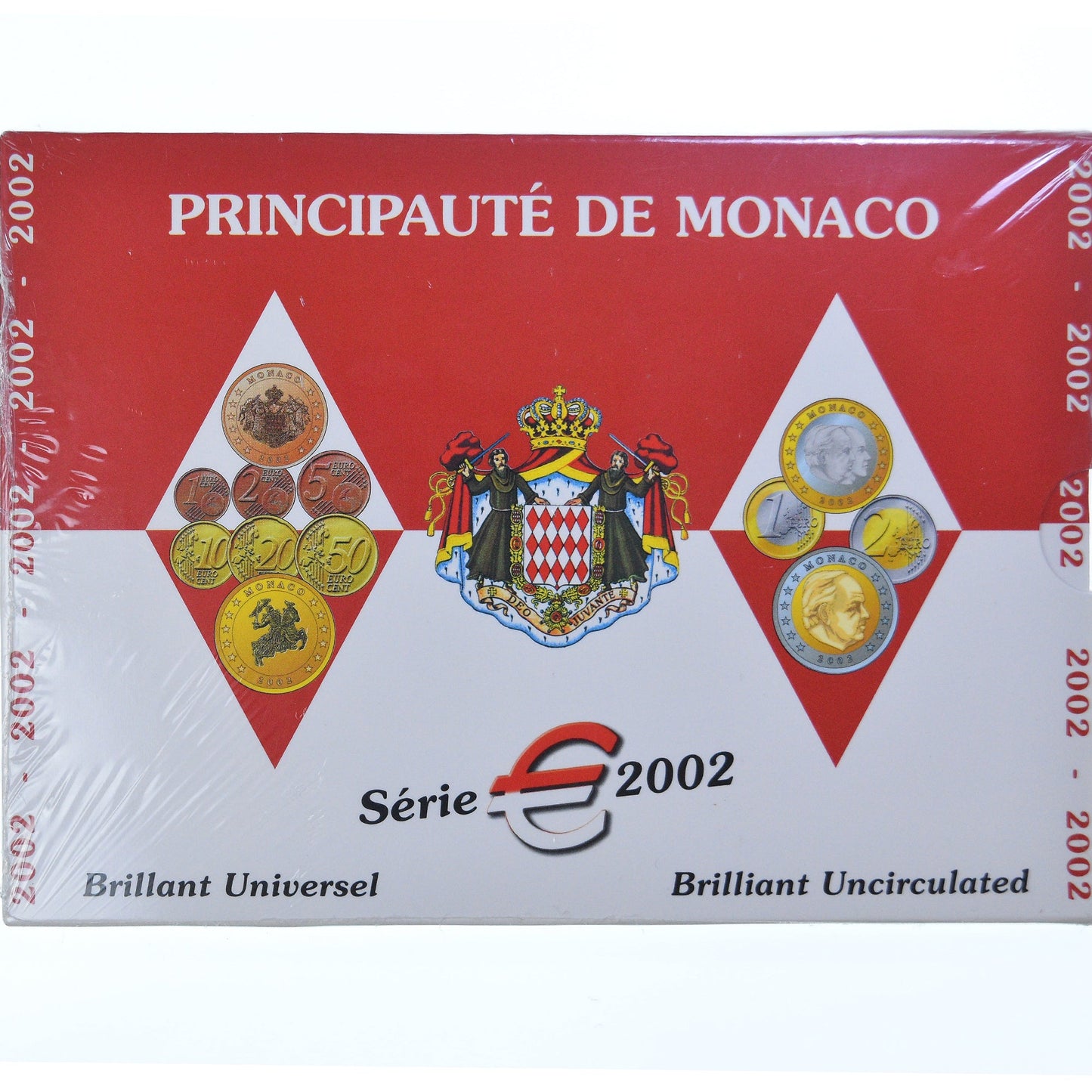 Mónaco,

Set 1 cts. - 2 euros,

Rainier III