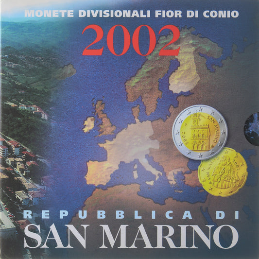 San Marino, 
  
  Establecer 1 ct. - 2 euros, 
  
  Serie divisional
