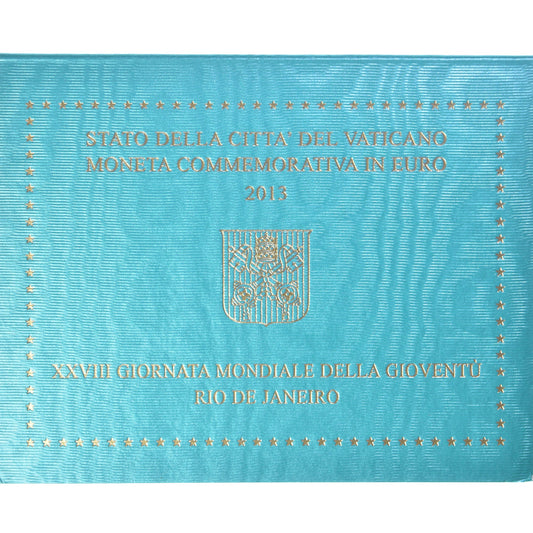 Vaticano, 
  
  2 euros, 
  
  28ème Journée Mondiale De La Jeunesse