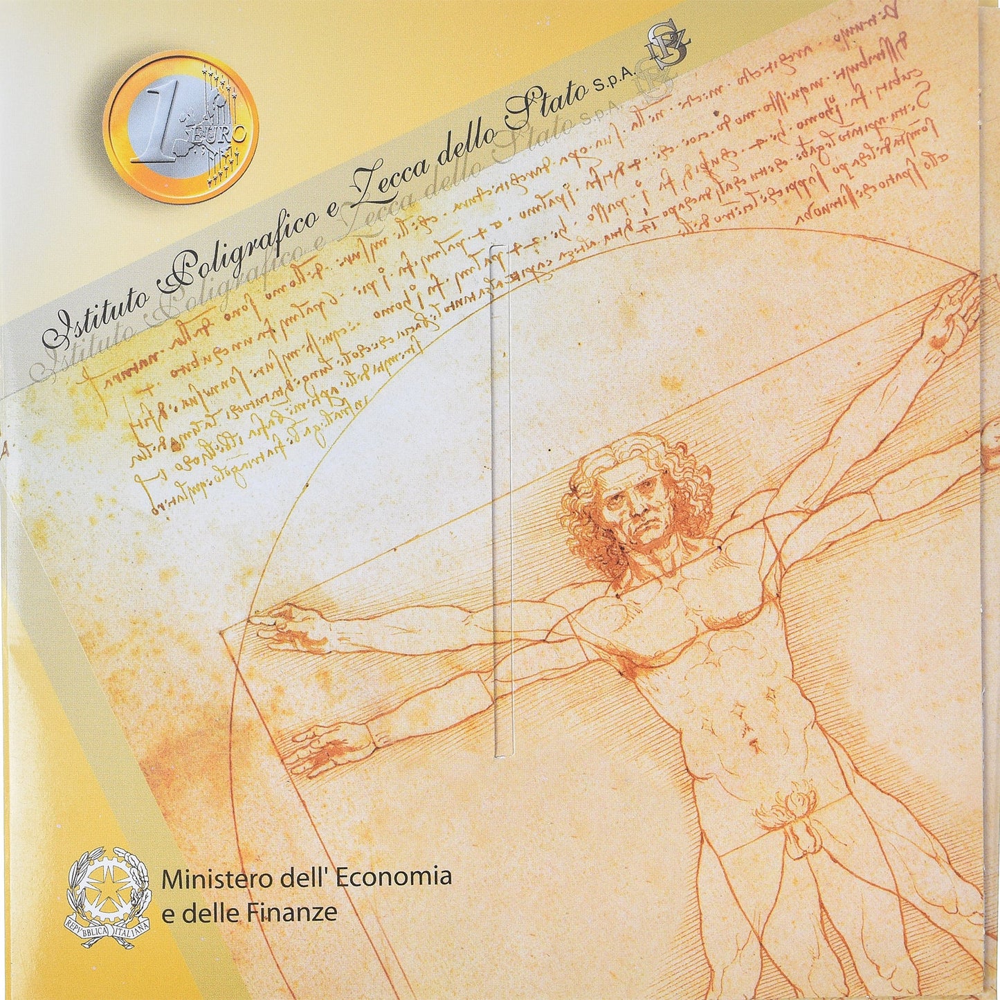 Italia, 

Lote de 1 ct. - 2 euros, 

2007