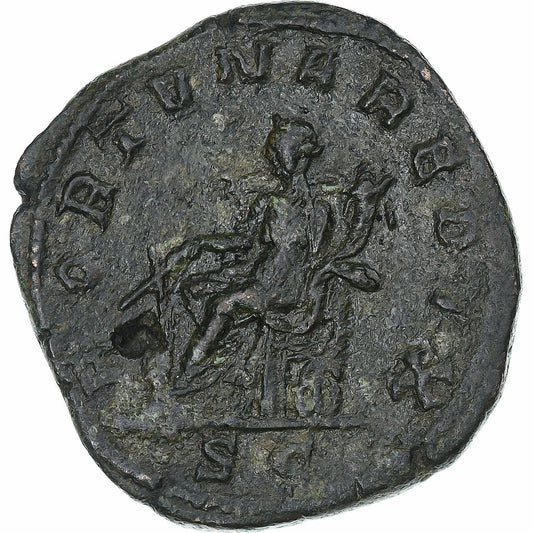 Gordiano III, 
  
  Sestercio, 
  
  244