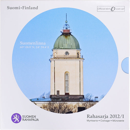 Finlandia, 

1 céntimo a 2 euros, 

2012