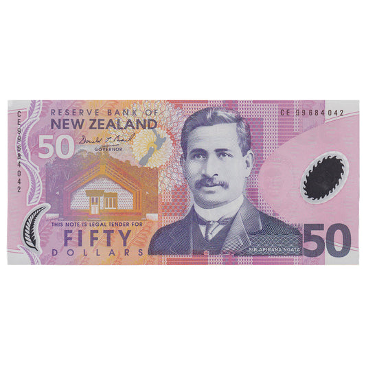 Billete de Nueva Zelanda de 50 dólares