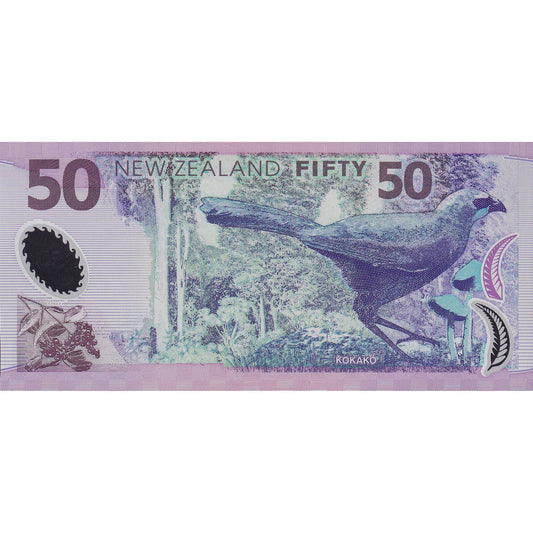 Billete de Nueva Zelanda de 50 dólares