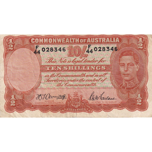 Billete de Australia, 10 chelines