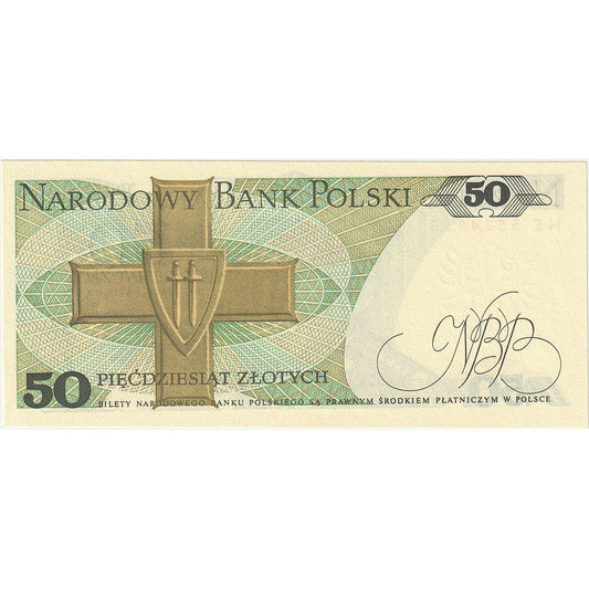 billete de banco, 
  
  Polonia, 
  
  50 Zlotych