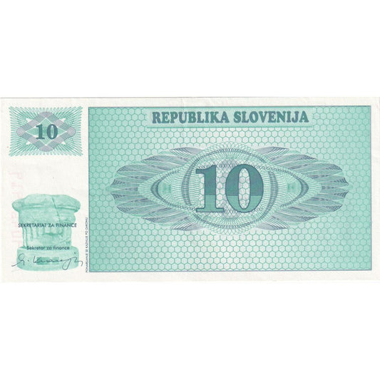 Eslovenia, 
  
  10 (Tolarjev), 
  
  UA(55-58)