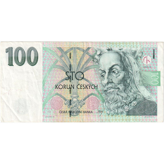 República Checa, 
  
  100 coronas, 
  
  UA(50-53)