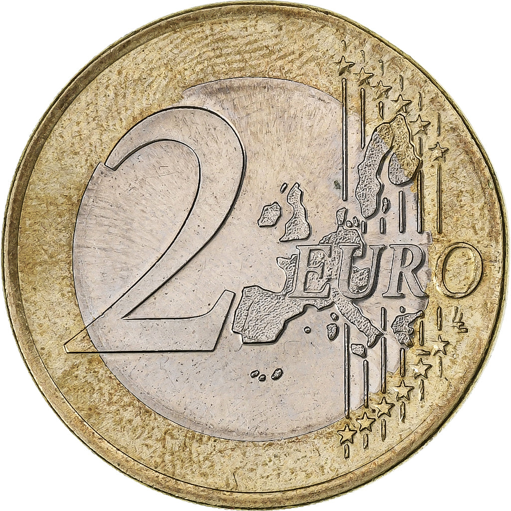 Austria, 

2 euros, 

Error de planchette en 1 euro