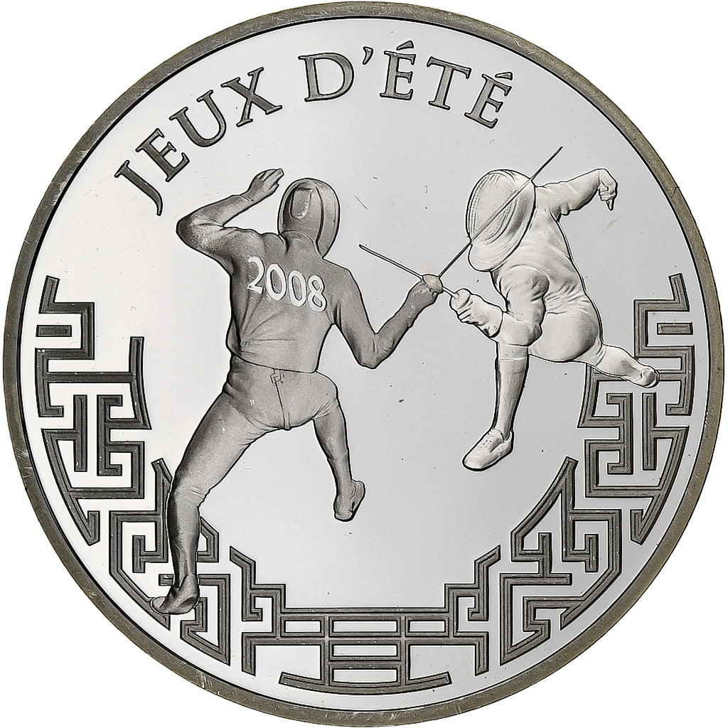 Francia, 
  
  1-1/2 euros, 
  
  Escrime - Juegos de Été