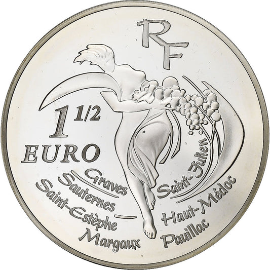 Francia, 
  
  1-1/2 euros, 
  
  Clasificación de vinos de Burdeos