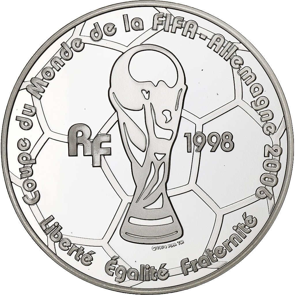 Francia, 
  
  1 1/2 euro, 
  
  La Francia - Championne du monde 98
