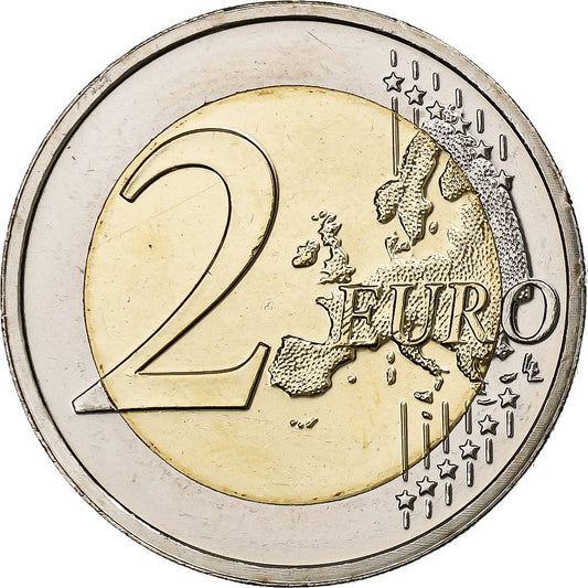 Malta, 

2 euros, 

República de Malta, 1974