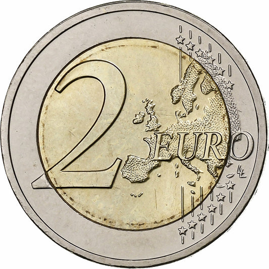 Luxemburgo,

2 euros,

Jubileo de Oro de Enrique I
