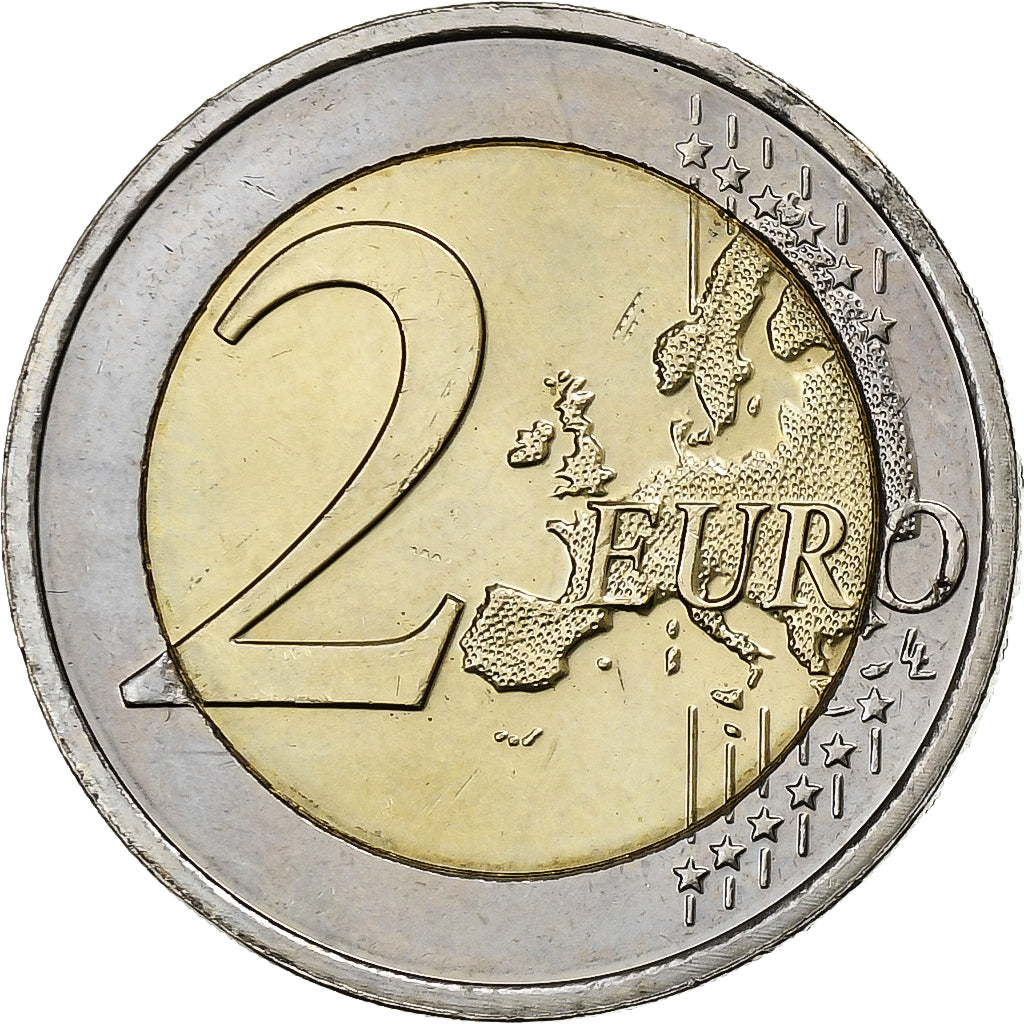 Luxemburgo, 

2 euros, 

30 años de la bandera de la Unión Europea