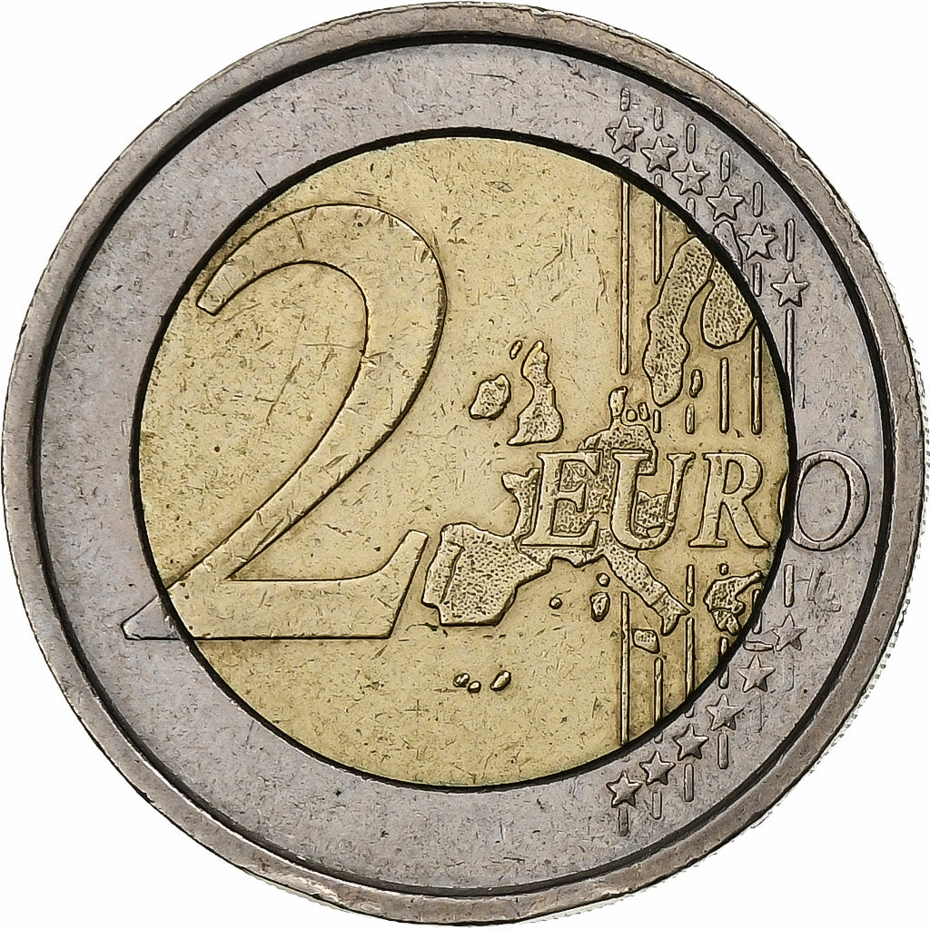 Italia, 
  
  2 euros, 
  
  Rafael de Dante Alighieri